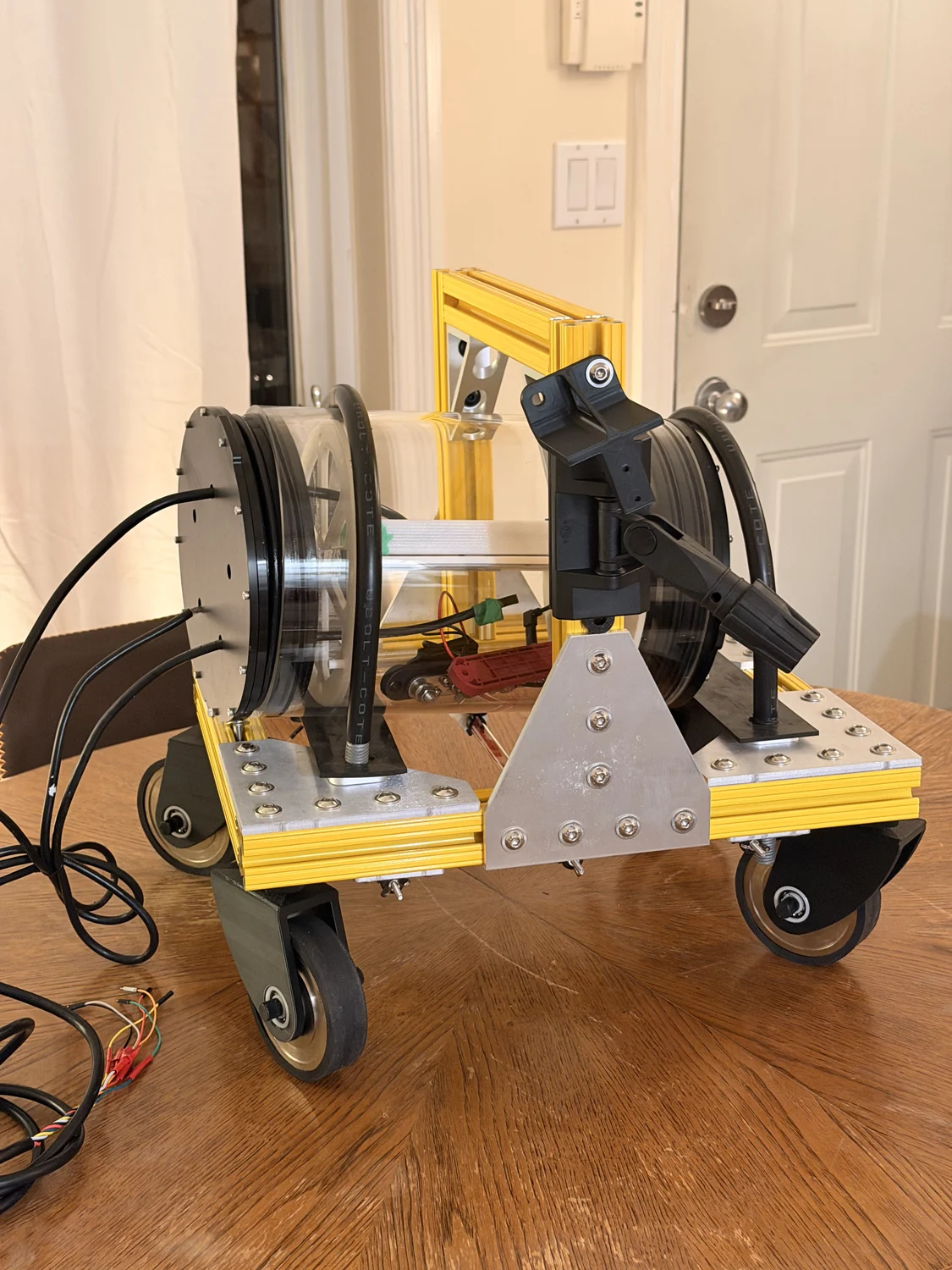 MOP proof-of-concept build on a workbench